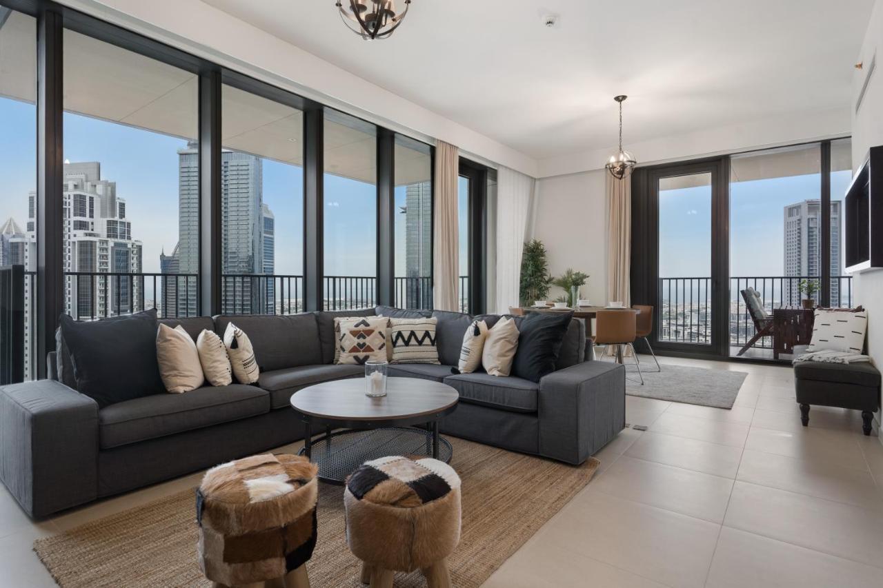 Breathtaking City Views From Dt Apt With Terrace ドバイ エクステリア 写真
